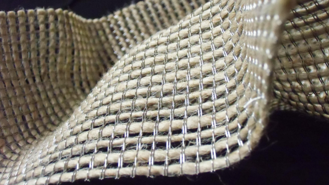 resille métallique inox et jute JUTA www.maillemetaldesign.pt - <p>resille métallique inox et jute JUTA <a href=